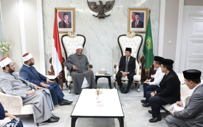 Menag Jajaki Kuliah Hybrid Al-Azhar: 2 Tahun di Indonesia, 2 Tahun di Kairo
