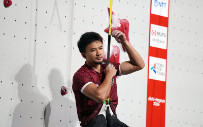 Aditya Catat Rekor Tercepat Panjat Tebing Asian Games 2026