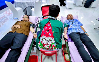 BNN dan Srikandi PDDI Gelar Donor Darah Kemanusiaan