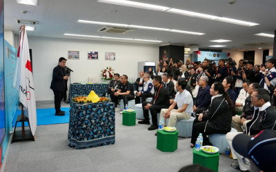 Resmikan Rumah Indonesia, Menpora Erick Targetkan 4 Emas & Bonus Rp3 Miliar!