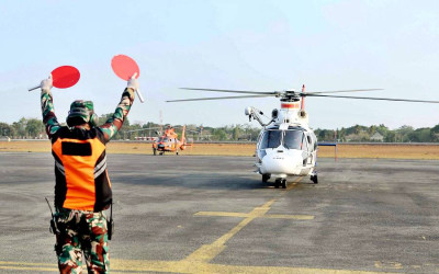 Dua Korban KM Virgo Transport Tiba di Lanud Sjamsudin Noor