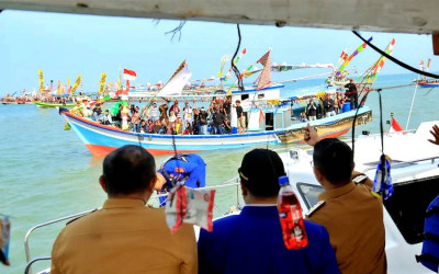 Gubernur Banten Hadiri Tasyakuran Laut Sidamukti