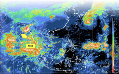 Bibit Siklon Tropis 95B Terbentuk, BMKG Terus Pantau Perkembangannya