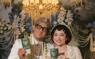 Andre Taulany Resmi Menikah dengan Amanda Rigby, Posting Momen Akad