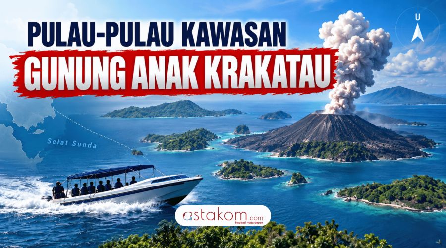 INFOGRAFIS : Pulau-pulau Kawasan Gunung Anak Krakatau