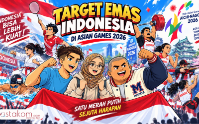 Komik Genzi : Target Emas Indonesia di Asian Games 2026