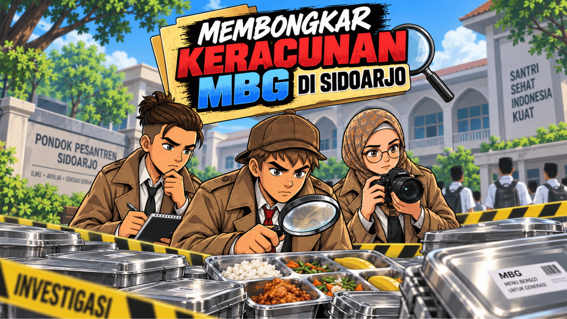 Komik Genzi : Membongkar Keracunan MBG