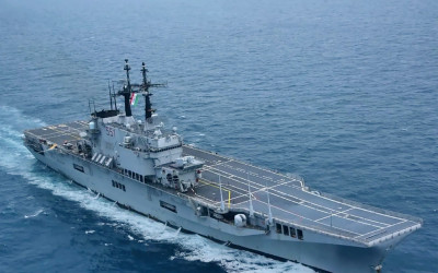 Kapal Induk Giuseppe Garibaldi Siap Berlabuh di Jakarta
