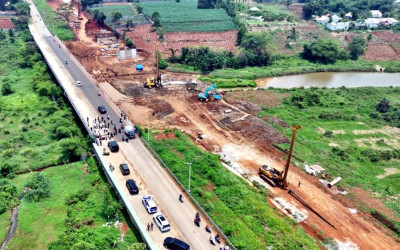 Konektivitas Jalan Bomang Disertai Pertanian Terpadu