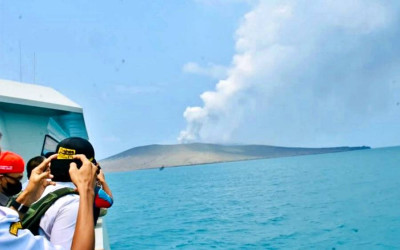 BPBD Lampung: Status Gunung Anak Krakatau Naik Jadi Siaga, Warga Diminta Lebih Waspada