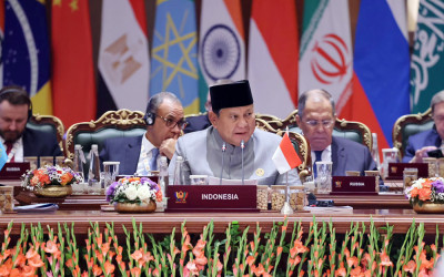 Presiden Prabowo Hadiri Sesi Terbuka di Hari Kedua KTT BRICS 2026