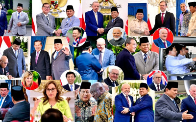 Dari Singapura sampai India, Ini Sederet Tamu Negara Temui Presiden Prabowo sejak Pelantikan!