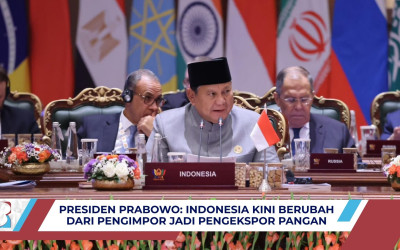 Presiden Prabowo di BRICS: Indonesia Berubah dari Pengimpor Jadi Pengekspor Pangan