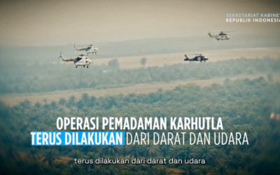Pemerintah Gaspol Kerahkan Puluhan Pesawat dan Puluhan Ribu Personel Buat Padamin Karhutla