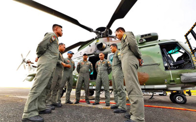 Operasi Water Bombing Tangani Karhutla di Kawasan IKN