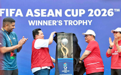 Parade FIFA ASEAN Cup Semarakkan Car Free Day Jakarta