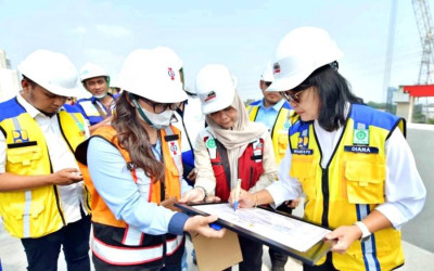 Peninjauan Proyek Tol Harbour Road Dua