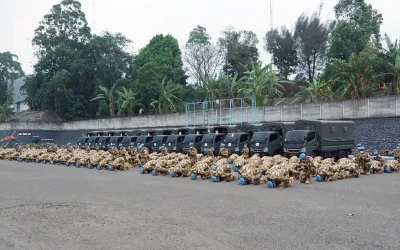 Momen Haru Ratusan Prajurit TNI Perdamaian PBB Kembali ke Tanah Air