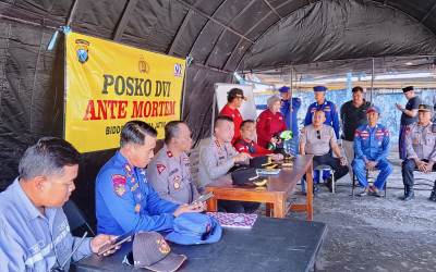 Polri Kerahkan Tim DVI Buka Lima Posko Dukung Penanganan Hilangnya Kapal Virgo