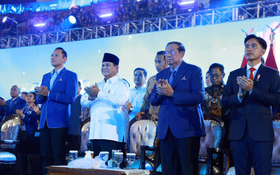Presiden Prabowo Hadiri Peringatan HUT ke-25 Partai Demokrat