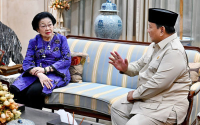 Presiden Prabowo Silaturahmi ke Kediaman Megawati Soekarnoputri
