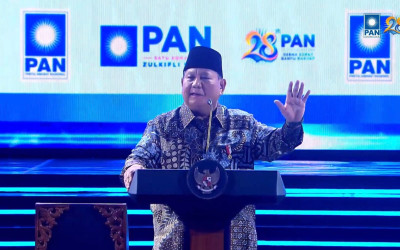 Di HUT PAN, Presiden Prabowo Senang Kalau Dipanggil ‘Bang Bowo’