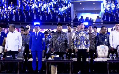 Presiden Prabowo Hadiri HUT ke-28 PAN di JCC