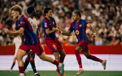 Masterclass Raphinha! Barcelona Gilas Sevilla 3-1