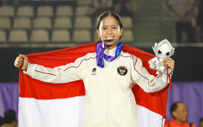 Aksi Sumayan Raih Medali Perak Pertama Indonesia dari Cabor Teqball