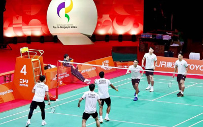 Adaptasi Tim Bulu Tangkis Indonesia di Arena Asian Games 2026