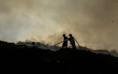 TPA Putri Cempo Solo Kembali Terbakar