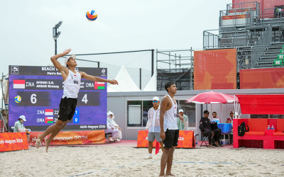 Bintang/Sofyan Tembus Perempat Final Voli Pantai Asian Games 2026