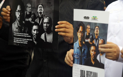 Wartawan Parlemen Gelar Doa Bersama untuk Jurnalis Hilang Kontak di Selat Sunda