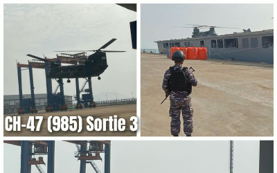 Gokil! Militer Jepang Drop 220 Ton Air di Kalbar Lewat 40 Misi Udara Sebelum Pamitan
