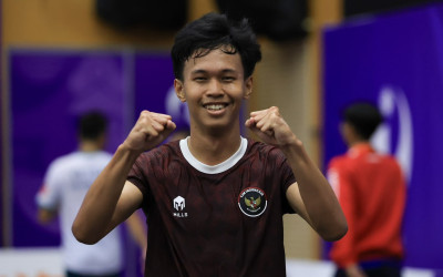 Cetak Sejarah! Yoga Ardika Sabet Perunggu Debut Teqball Asian Games 2026