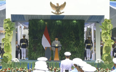 Khidmat! Presiden Prabowo Pimpin Upacara Hari Kesaktian Pancasila di Lubang Buaya