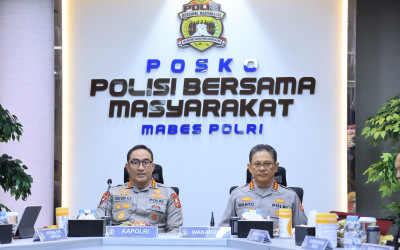 Polri Resmikan Logo dan Posko Bersama Masyarakat