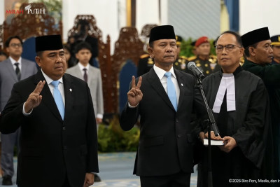 Presiden Prabowo Lantik Yusuf Jauhari dan Richard Tampubolon sebagai Wakil Menteri Pertahanan