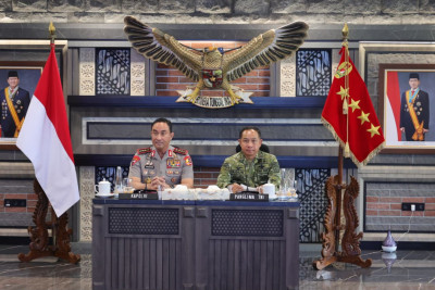 Kapolri Sambangi Panglima TNI, Gaspol Perkuat Kolaborasi Jaga Stabilitas Keamanan
