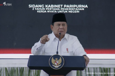 Presiden Prabowo Tepis Tudingan Kabinet Gemuk: Luas Indonesia Setara Eropa & Punya 300 Juta Rakyat