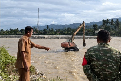 Antisipasi Banjir Susulan, Pemulihan Infrastruktur Aceh Tenggara Dikebut
