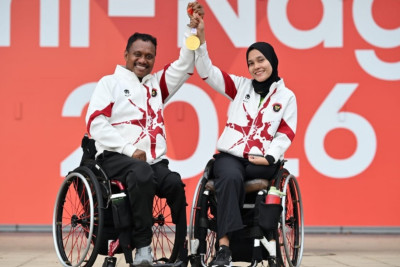 Barce/Leli Raih Emas Asian Para Games, Dedikasi bagi David Jacobs