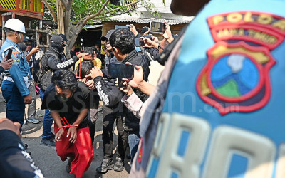 Kampung Narkoba Jalan Kunti Surabaya Digerebek BNN