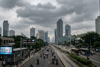 Fix Panas Ekstrem! Jakarta Pagi Ini Berawan Tebal, Suhu Siang Hari Bisa Tembus 36°C