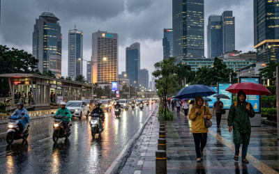 Jakarta Siap-Siap Rain Check! Cek Jadwal Hujan Sore Ini Biar Gak Kebasahan