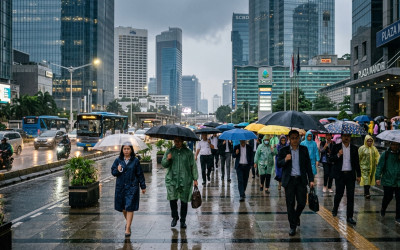 Info BMKG: Sore Ini Jakarta Diprakirakan Diguyur Hujan, Jangan Lupa Bawa Payung!