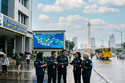 Vibes Baru, Cuaca Kelabu: BMKG Spill Daftar Kota yang Bakal Diguyur Hujan Hari Ini!