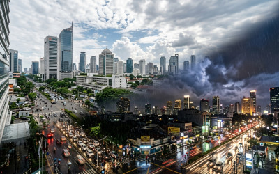 Warga Jakarta Chill Dulu! Pagi-Sore Cenderung Berawan, tapi Siap-Siap Malam Mampir Hujan!