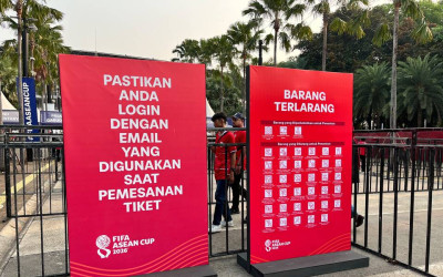 Final Indonesia vs Thailand Digelar, Ini Barang yang Dilarang Dibawa Masuk ke SUGBK