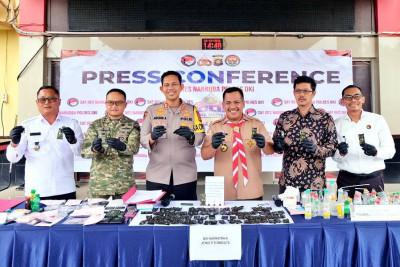 Polres OKI Ungkap Hasil Operasi Narkoba